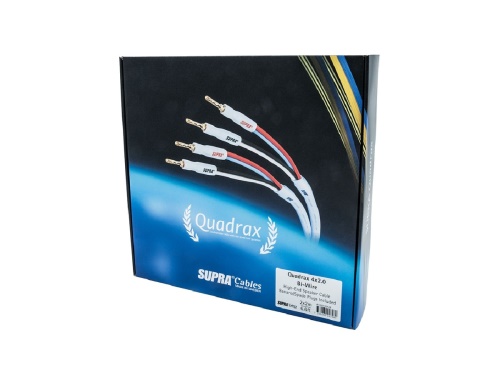 SUPRA Quadrax 4 x 2.0 mm  SET Bi-wire CombiCon