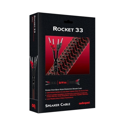 Audioquest ROCKET 33 SBW stříbřené banánky