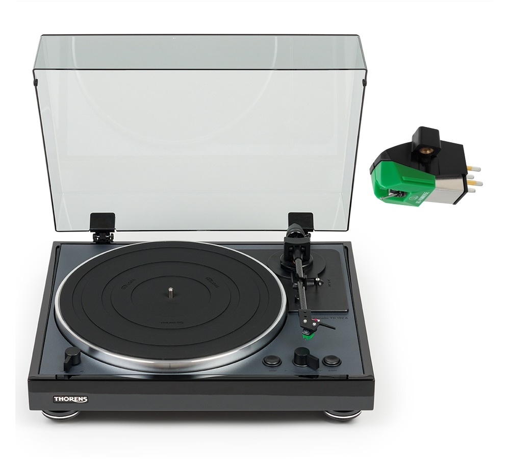 Thorens TD 102A + (Audio-Technica AT-VM95E)